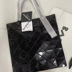 New Bao Bao Issey Miyake Lucent Tote Bag Black